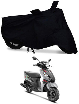 HYBRIDS COLLECTION Two Wheeler Cover for Suzuki(Let's, Black)
