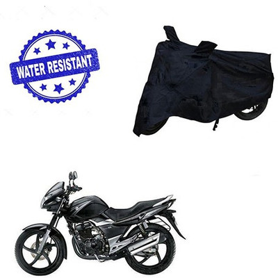 saanvi Two Wheeler Cover for Suzuki(GS 150R, Black)