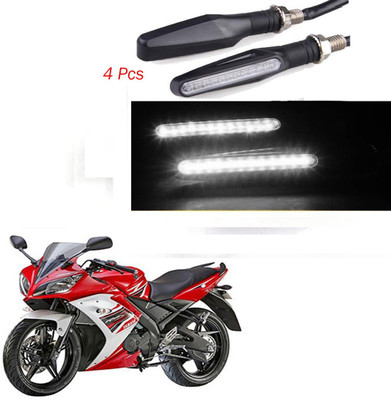 BRPEARl Front, Rear LED Indicator Light for Yamaha YZF R15 S(White)