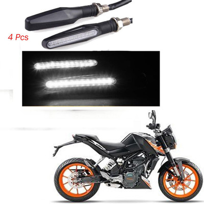 BRPEARl Front, Rear LED Indicator Light for KTM Duke 200(White)
