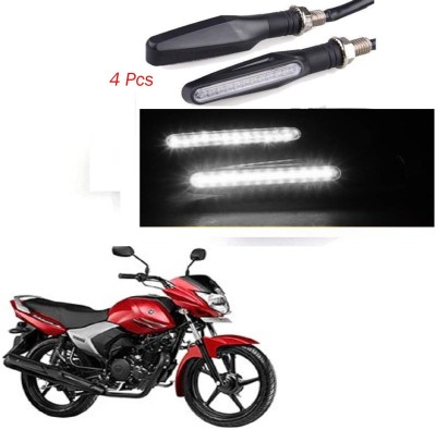 BRPEARl Front, Rear LED Indicator Light for Yamaha Saluto(White)