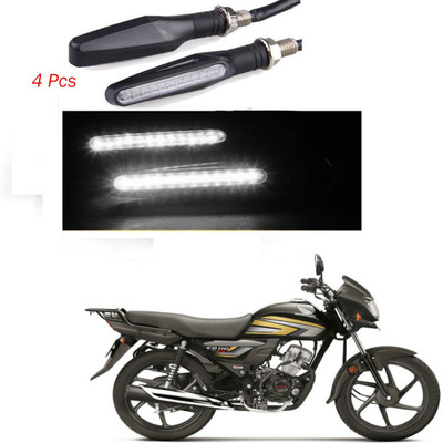 BRPEARl Front, Rear LED Indicator Light for Hero CD deluxe(White)