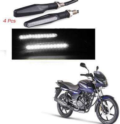 BRPEARl Front, Rear LED Indicator Light for Bajaj Pulsar 150 DTS-i(White)