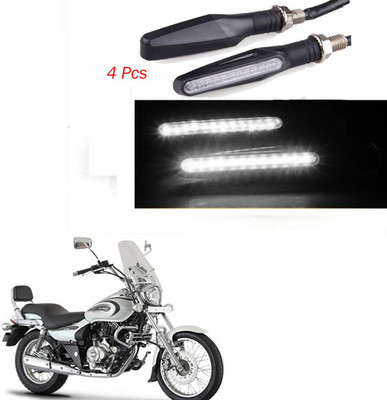 BRPEARl Front, Rear LED Indicator Light for Bajaj Avenger 220 DTS-i(White)