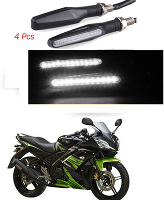 BRPEARl Front, Rear LED Indicator Light for Yamaha R15(White)