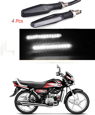 BRPEARl Front, Rear LED Indicator Light for Hero HF(White)