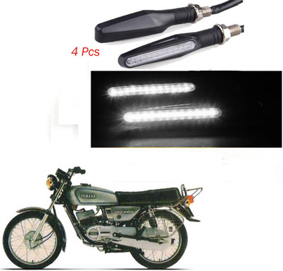 BRPEARl Front, Rear LED Indicator Light for Yamaha RX 100(White)