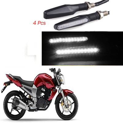 BRPEARl Front, Rear LED Indicator Light for Yamaha FZ16(White)