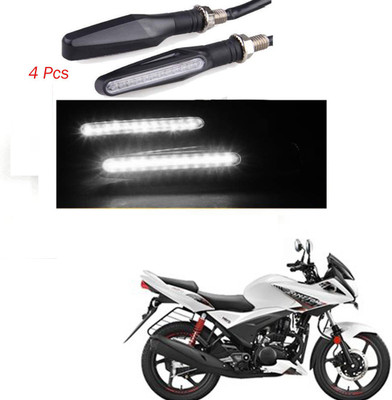 BRPEARl Front, Rear LED Indicator Light for Hero Ignitor(White)