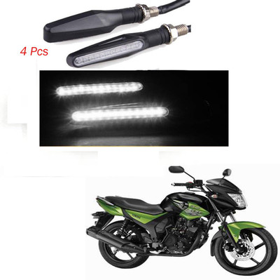 BRPEARl Front, Rear LED Indicator Light for Hero Achiever(White)