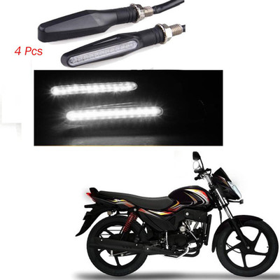 BRPEARl Front, Rear LED Indicator Light for Mahindra Pantero(White)