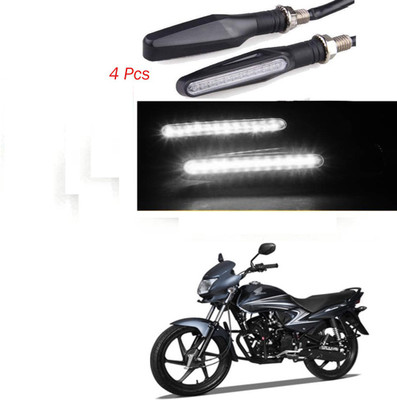 BRPEARl Front, Rear LED Indicator Light for Honda Dream(White)