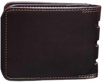 loscco Men Evening/Party Brown Artificial Leather Wallet(6 Card Slots)