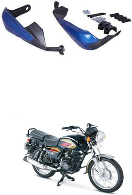 XZRTZ Hand Palm Protector Wind Deflector Unbreakable Handguard BIKE HAND PROTECTOR BLUE A104 Handlebar Hand Guard(TVS)
