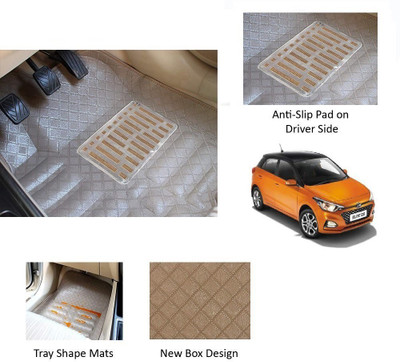 RKPSP Polyutherine 5D Mat For  Hyundai Elite i20(Beige)