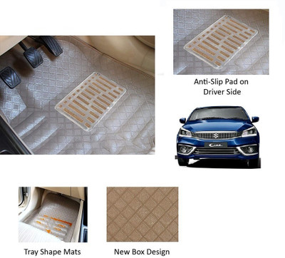 RKPSP Polyutherine 5D Mat For  Maruti Suzuki Ciaz(Beige)