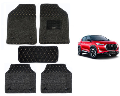 RKPSP Leather 7D Mat For  Nissan Magnite(Black)