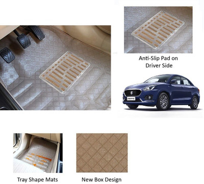 RKPSP Polyutherine 5D Mat For  Maruti Suzuki Swift Dzire(Beige)