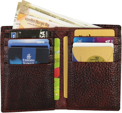 Style 98 6 Card Holder(Set of 1, Brown)