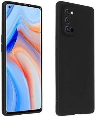 CaseWEB Back Cover for OPPO Reno5 Pro(Black, Matte Finish, Silicon, Pack of: 1)
