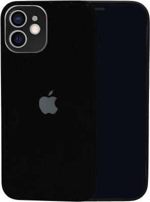 Hhuba Back Cover for Apple iPhone 12 Mini(Black, Pack of: 1)