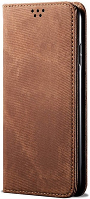 HITFIT Flip Cover for Samsung Galaxy S20 FE 2022 / Samsung Galaxy S20 FE 2020(Brown, Magnetic Case, Pack of: 1)