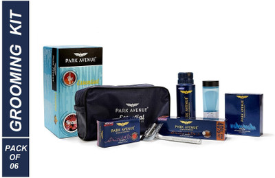 PARK AVENUE Essential Grooming Kit (6 item in the set with travel pouch)(6 Items in the set)