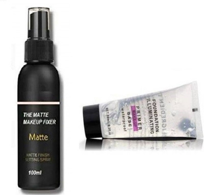 AVEU Beauty Latest Trending Makeup Fixer combo with Tube Primer(2 Items in the set)