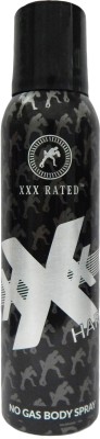 XXX Rated Hard No Gas Body Spray  -  For Men & Women(120 ml)