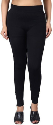 Qitty Black Jegging(Self Design)