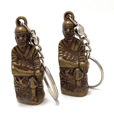 Key Era Sai Baba Set Of 2 Antique Abs keyring Key Chain