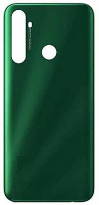 TECHFY Realme 5i Green Back Panel(Green)