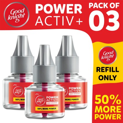 Good Knight Power Active Plus Liquid Mosquito Vaporiser Refill(3 x 15 ml)