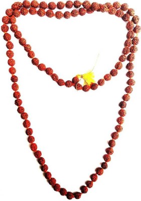 Janki Retails natural Rudraksha beads mala unheated & untreated beads shiv shakti mala by Ceylonmine Beads Wood Chain Wood Chain