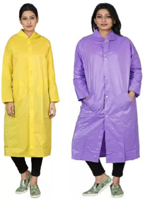 Tritika Solid Women Raincoat