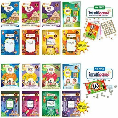 LKG & UKG Kids 1120 Pages - 14 Books Bundle ACE Early Learning Worksheets & Writing Practice For English, Maths, Hindi, GK / EVS (KG 1&2 / Montessori 3-6 Yrs) Paperbacks, 3H Learning(Paperback, 3H Learning)