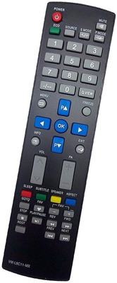 Kishore Traders Compatible TV Remote Control for MICROMAX LCD LED TV Micromax Remote Controller(Black)