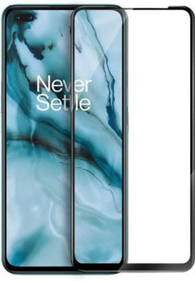 DMJHP Edge To Edge Tempered Glass for OnePlus Nord(Pack of 1)