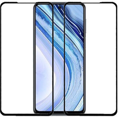 HOBBYTRONICS Edge To Edge Tempered Glass for Redmi Note 10 Pro, Redmi Note 10 Pro Max(Pack of 2)