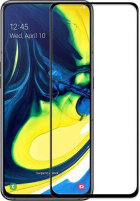 DMJHP Edge To Edge Tempered Glass for Samsung Galaxy A80(Pack of 1)