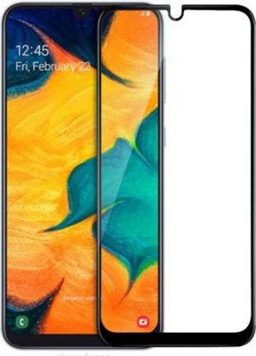 DMJHP Edge To Edge Tempered Glass for Samsung Galaxy A30(Pack of 1)