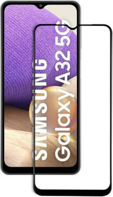 DMJHP Edge To Edge Tempered Glass for Samsung Galaxy A32(Pack of 1)