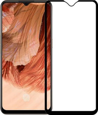 DMJHP Edge To Edge Tempered Glass for Oppo F17(Pack of 1)