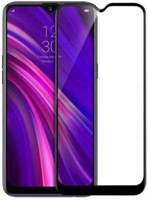 DMJHP Edge To Edge Tempered Glass for Realme C15(Pack of 1)