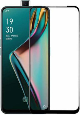 DMJHP Edge To Edge Tempered Glass for Realme X(Pack of 1)