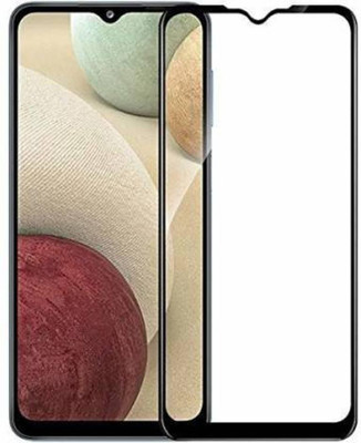 DMJHP Edge To Edge Tempered Glass for Samsung Galaxy A12(Pack of 1)