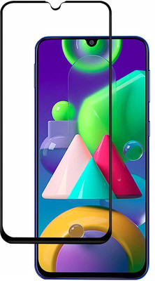 GDBUY Edge To Edge Tempered Glass for Samsung Galaxy M21(Pack of 1)