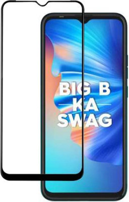 DMJHP Edge To Edge Tempered Glass for Tecno Spark 6 Go(Pack of 1)