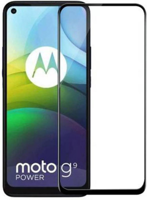 DMJHP Edge To Edge Tempered Glass for Moto G9 Power(Pack of 1)