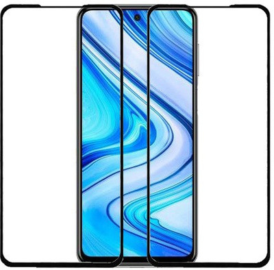 HOBBYTRONICS Edge To Edge Tempered Glass for Redmi Note 10 Pro, Redmi Note 10 Pro Max(Pack of 2)